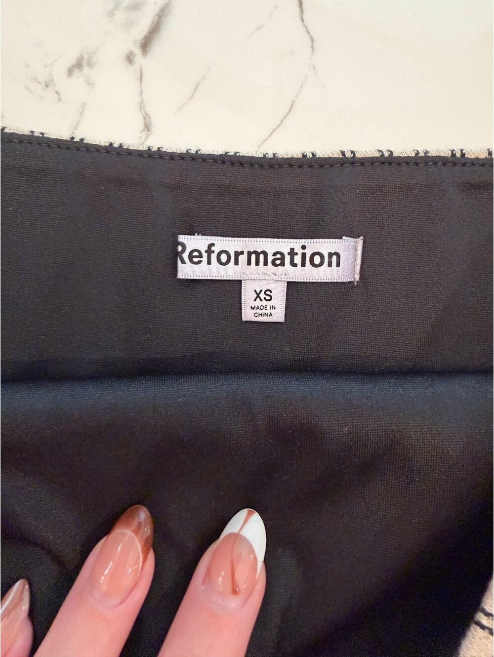 Reformation Plaid Spaghetti Strap Crop Top XS